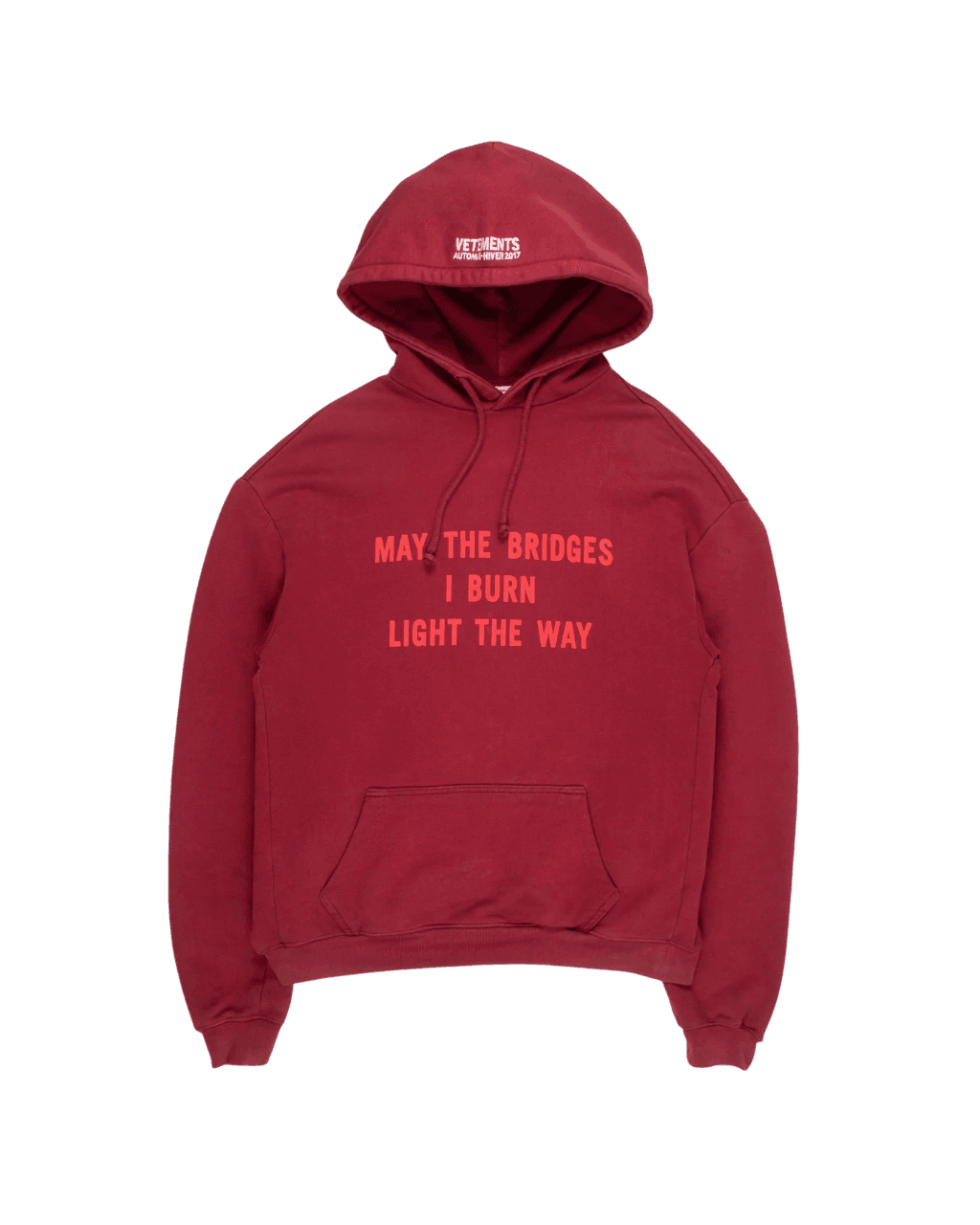 VETEMENTS BRIDGES HOODIE